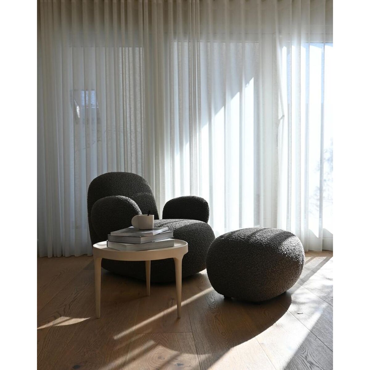 Toe Ottoman Dyp Taupe