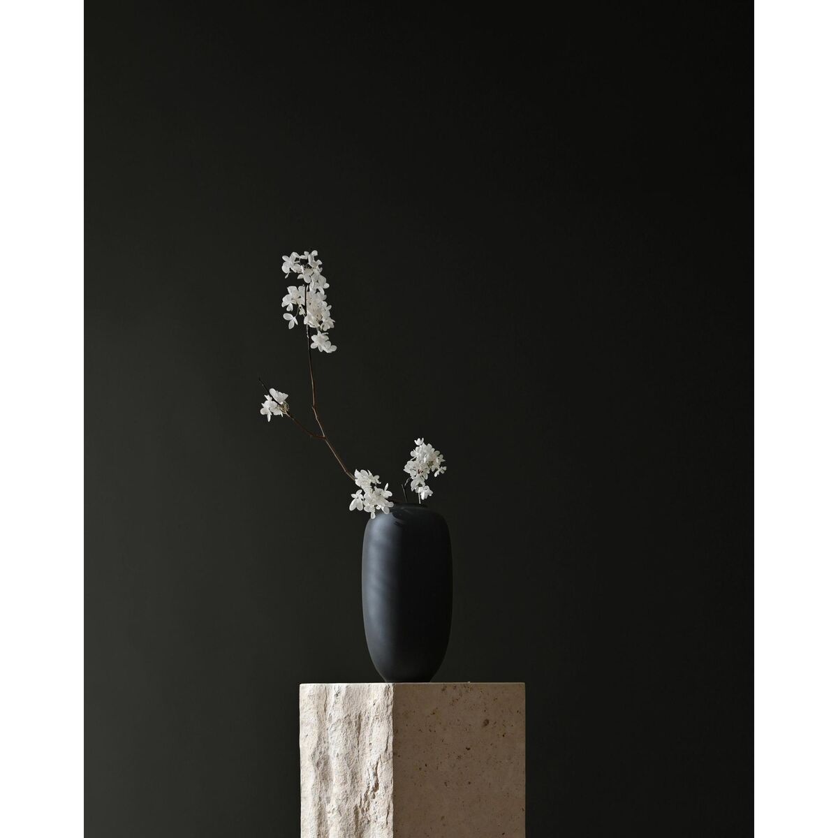 Sunao Vase Slim Mini Black