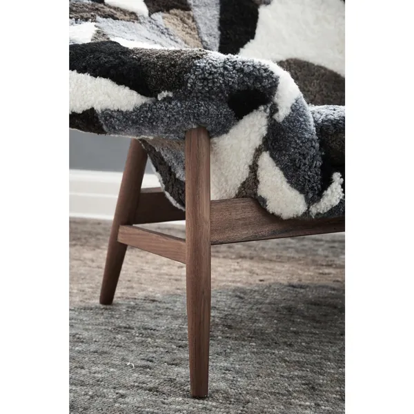 Fried Egg Left Armchair Sheepskin Mix