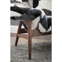 Fried Egg Left Armchair Sheepskin Mix