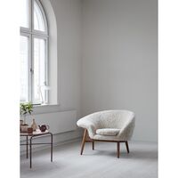 Fried Egg Left Armchair Sheepskin Mix