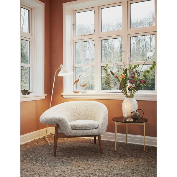 Fried Egg Left Armchair Sheepskin Mix