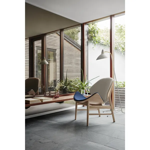 De Oranje Fauteuil met Zitting Bekleding Cognac/Eiken