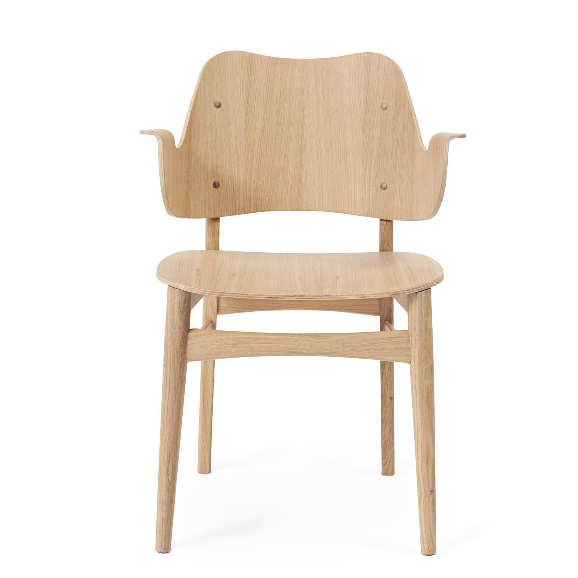 Gesture Spisebordsstol Hvid/Egetr