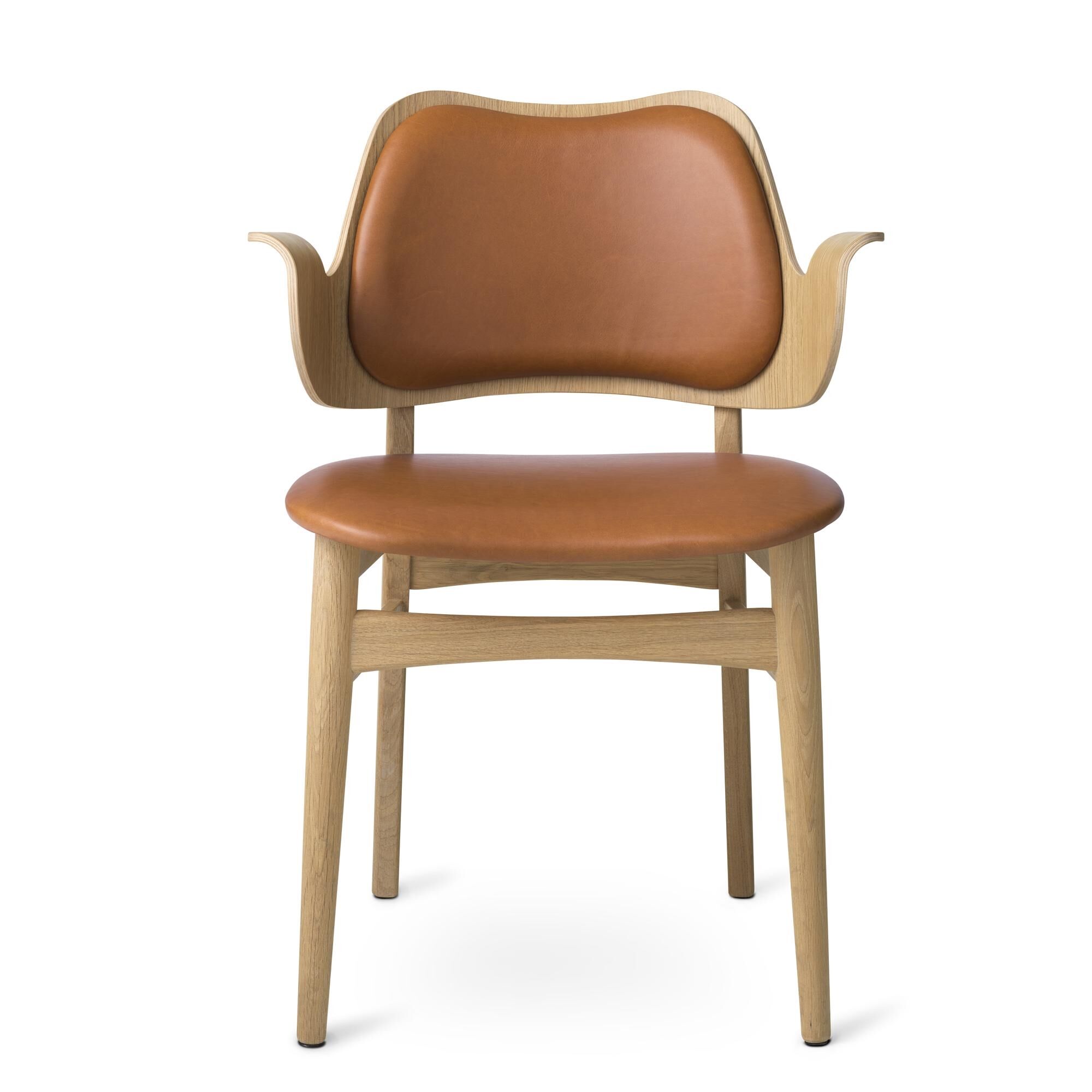 Gesture Spisestol med Sete- og Ryggtrekk Hvit Eik/silke 0250