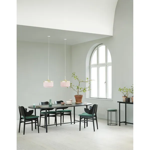 Gesture Dining Chair with Seat and Back Upholstery White Oiled Oak/Silk 0250