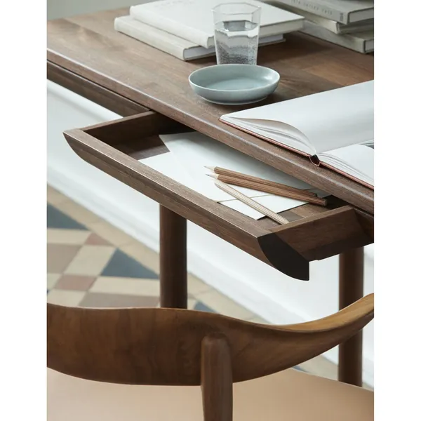 Rúna Bureau L130 Teak Geolied Eiken
