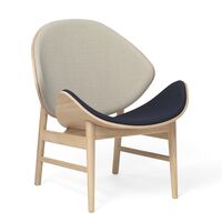 The Orange Armchair with Seat and Back Padding Vidar 222554 Oak