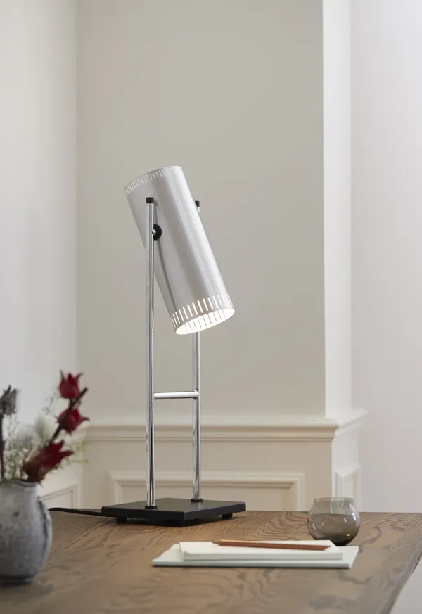 Trombone Table Lamp Aluminum