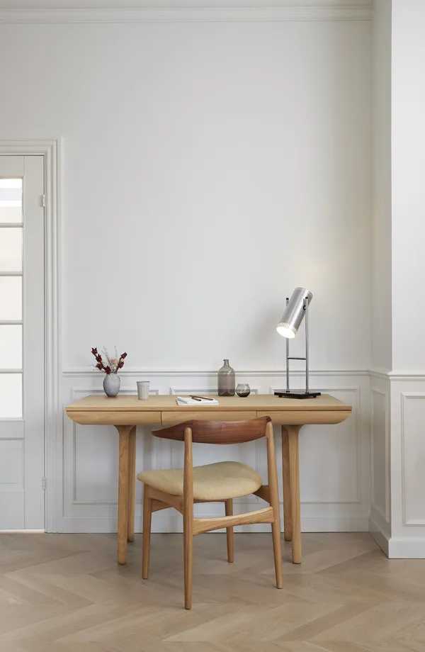 Trombone Table Lamp Aluminum