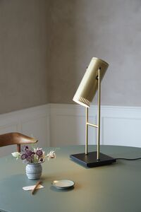 Trombone Table Lamp Brass