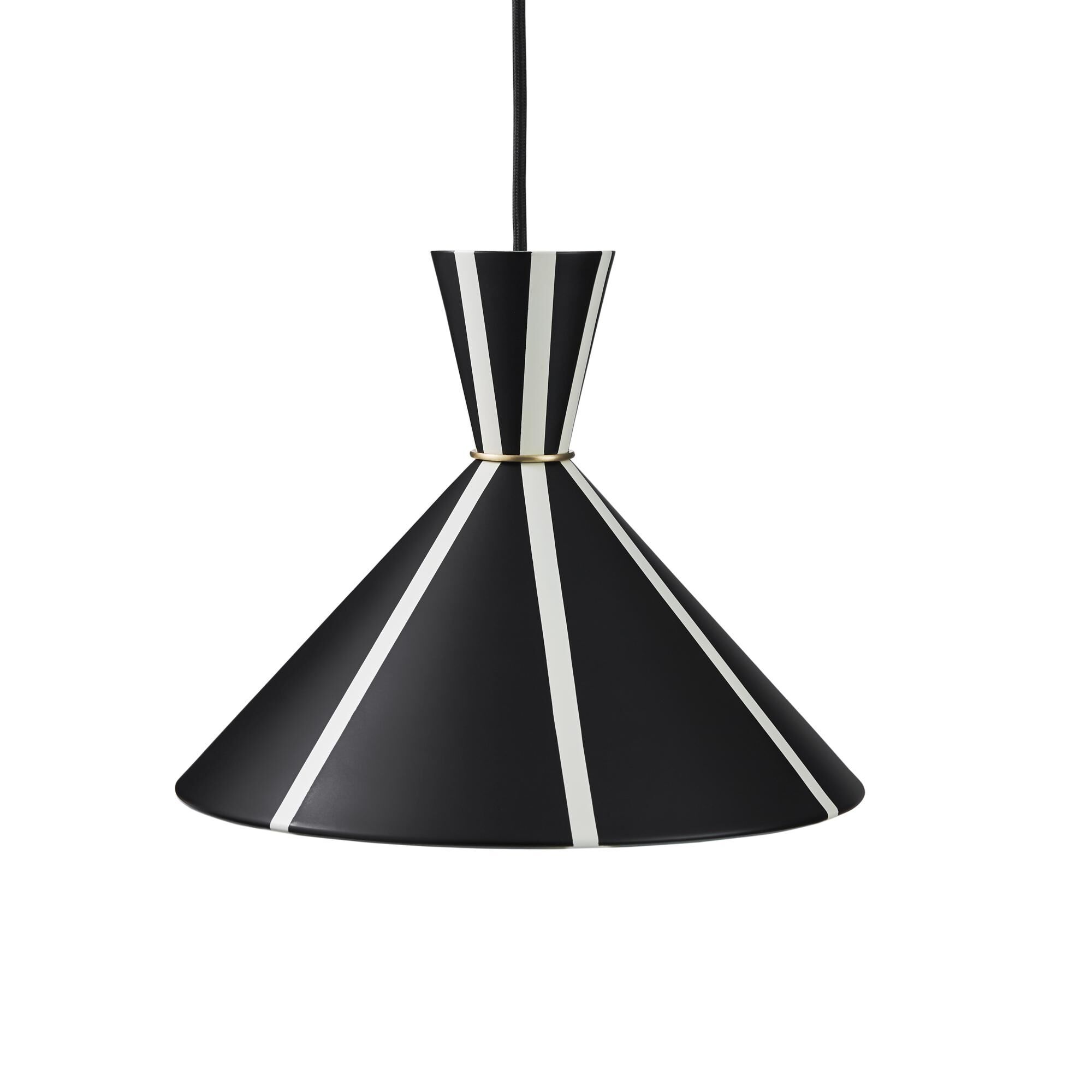 Bloom Stripe Taklampa Svart Noir/ Varmvit