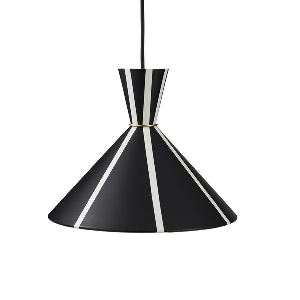 Bloom Stripe Pendant Black Noir/ Warm White