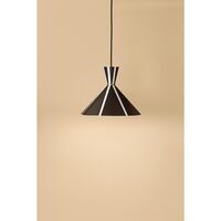 Bloom Stripe Pendant Black Noir/ Warm White