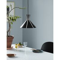 Bloom Stripe Pendant Black Noir/ Warm White