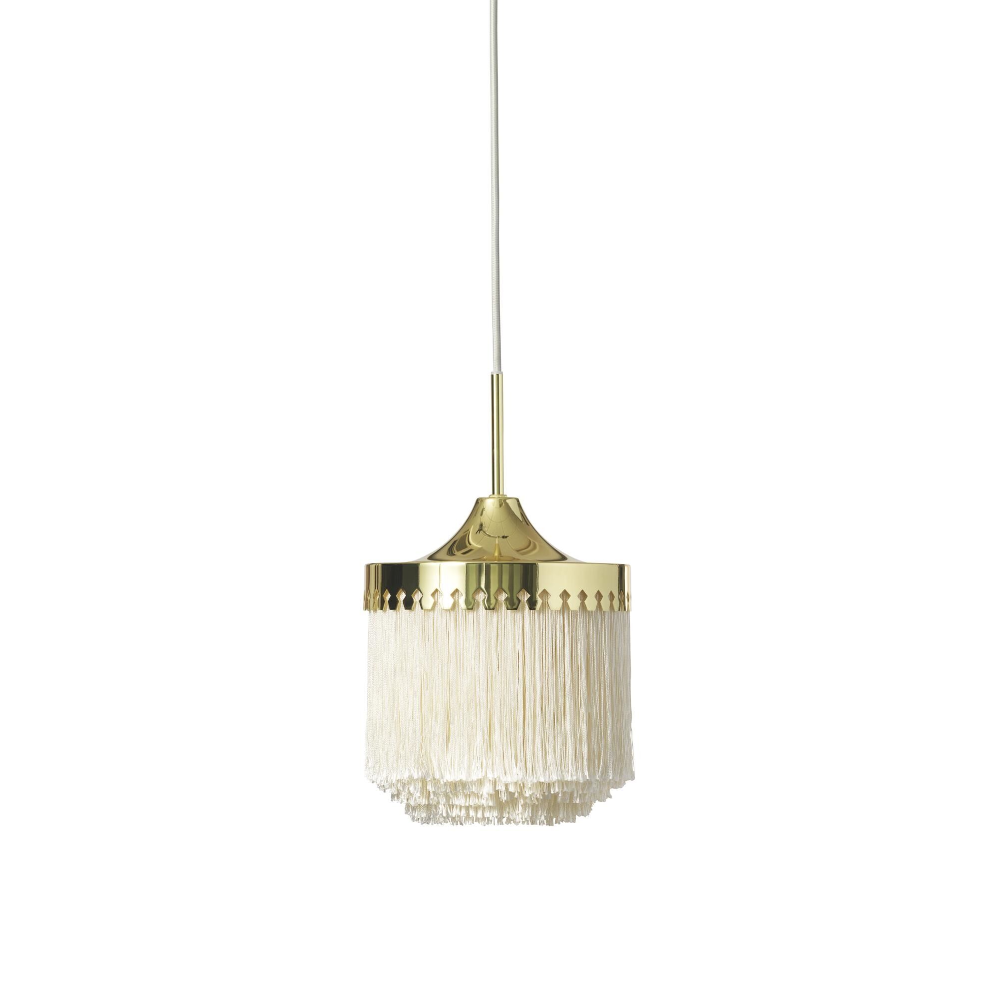 Fringe Taklampa &Oslash;20 Creme Vit