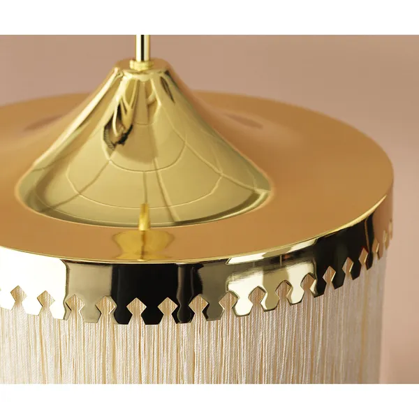 Fringe Pendant Ø20 Cream White