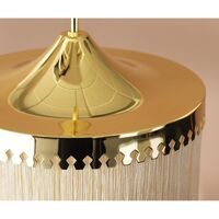 Fringe Pendant Ø20 Cream White