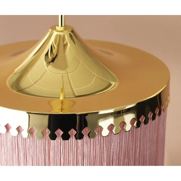 Fringe Pendant Ø20 Pale Pink