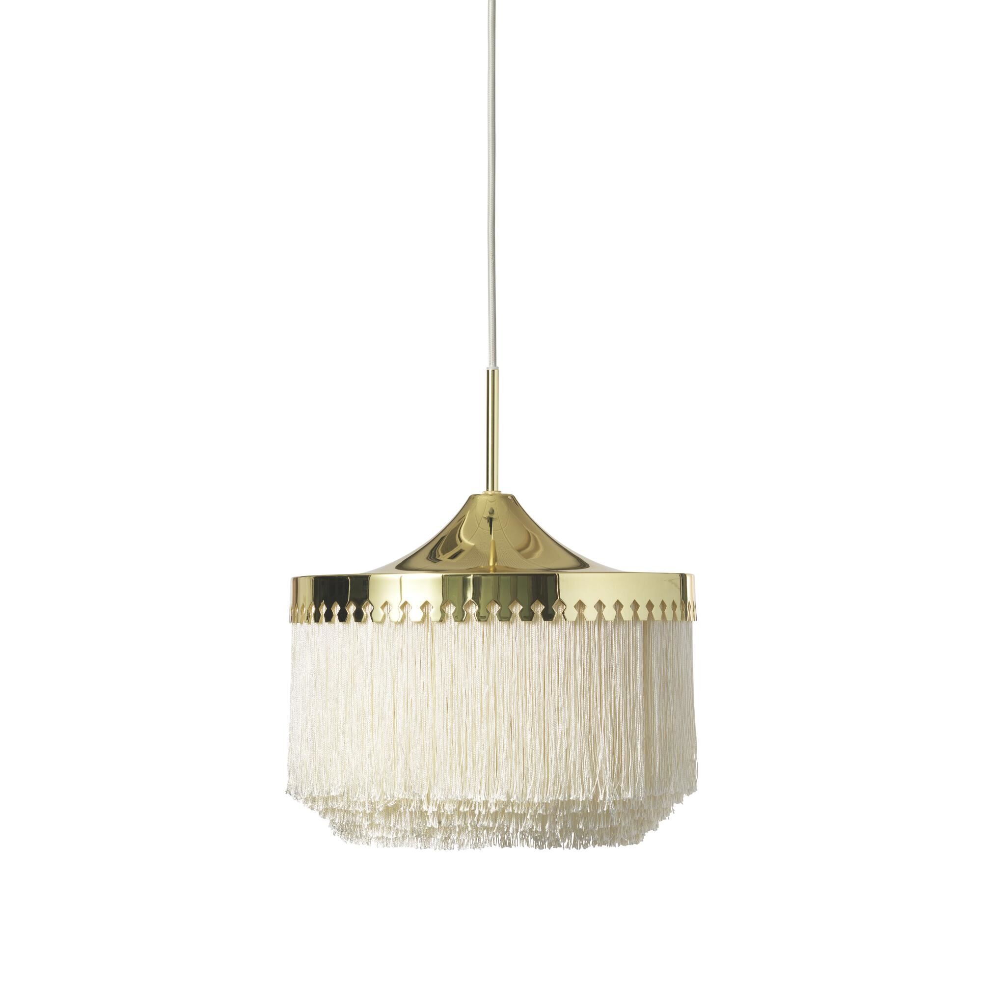 Fringe Taklampa &Oslash;30 Creme Vit