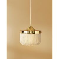 Fringe Hanglamp Ø30 Crème Wit