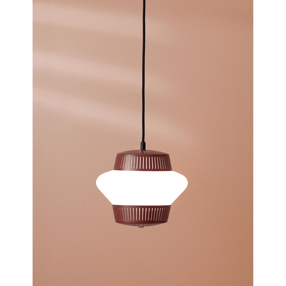 Opal Arch Pendant Dark Red