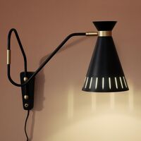 Cone Vegglampe Sort Noir