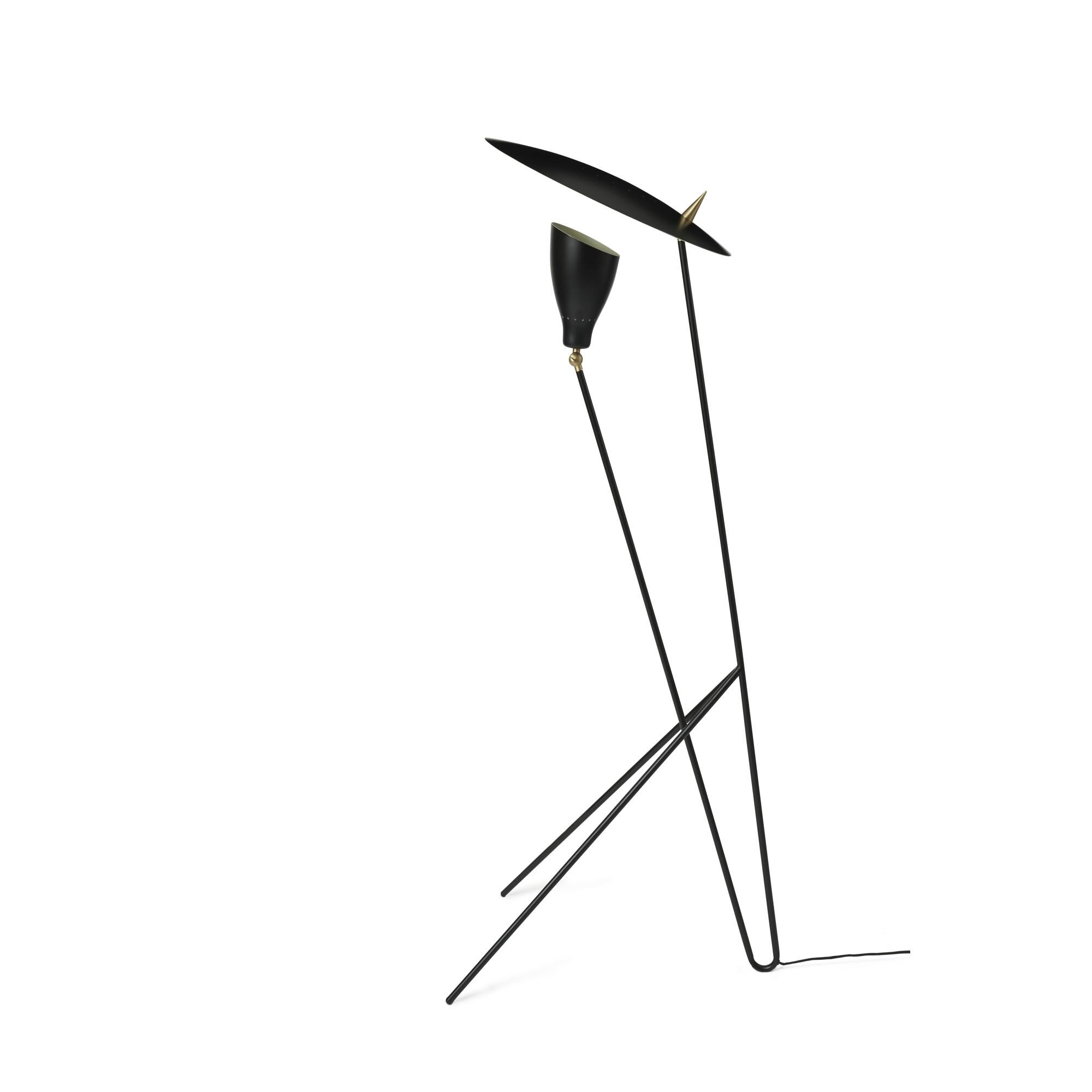 Silhouette Golvlampa Svart Noir