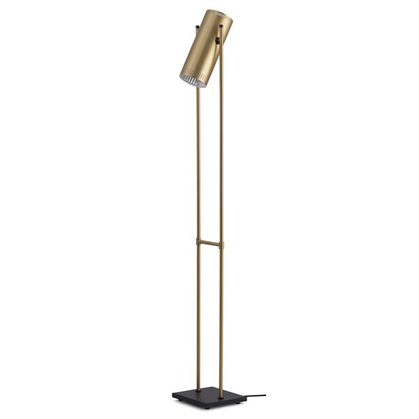 Lampada da Terra Calda Nordica Trombone in Ottone