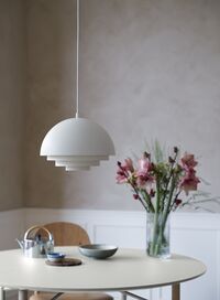 Milieu Colour Mini Pendant White