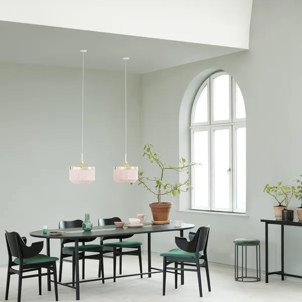 Fringe Pendelleuchte Ø30 Rosa