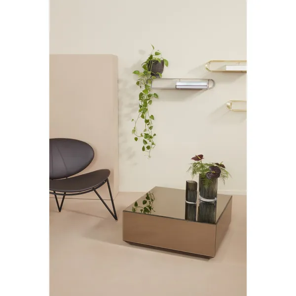 SPECULUM Coffee Table 80 cm Brown
