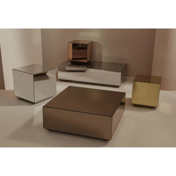 SPECULUM Coffee Table 80 cm Brown