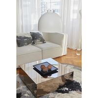 SPECULUM Table Basse 80 cm Brun