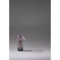 TORUS Vase H33 Black/ Rose