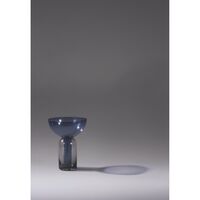 TORUS Vase H19 Sort/ Marineblå