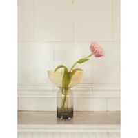 TORUS Vase H33 Black/Forest