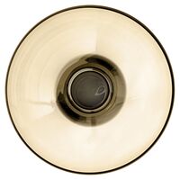 TORUS Vase H33 Black/ Amber