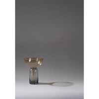 TORUS Vase H33 Black/ Amber
