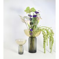 TORUS Vase H33 Black/ Amber