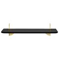AEDES Shelf Black/ Gold L50 cm