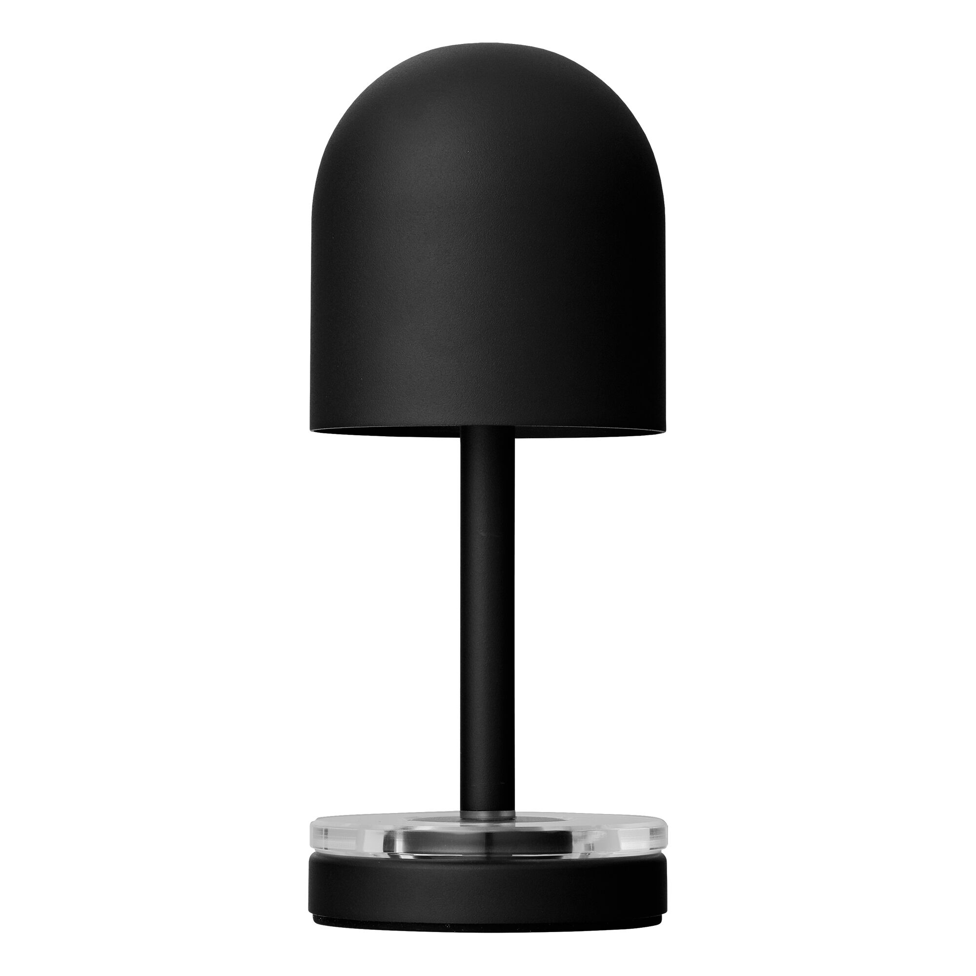 LUCEO Bærbar Bordlampe Svart/ Klar