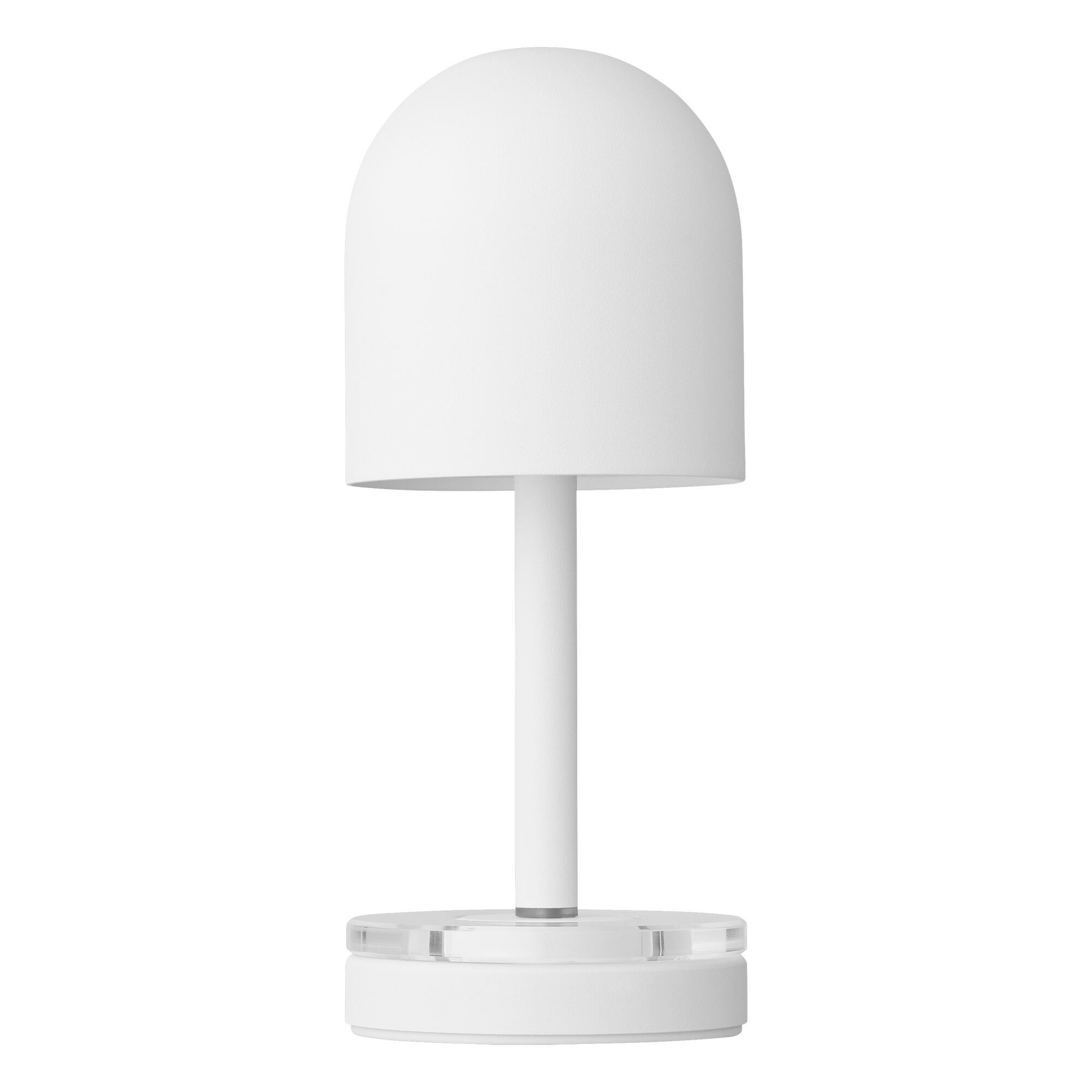LUCEO Bærbar Bordlampe Hvit/ Klar