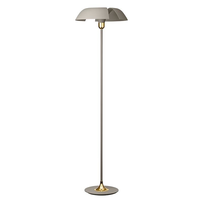 Cycnus Golvlampa Taupe/guld