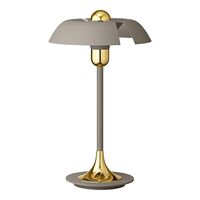 CYCNUS Lampe de Table Taupe/or