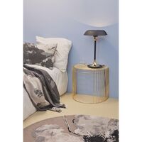 CYCNUS Lampe de Table Taupe/or