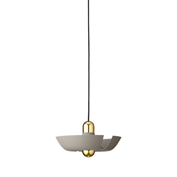 CYCNUS Pendant Small Taupe/Gold
