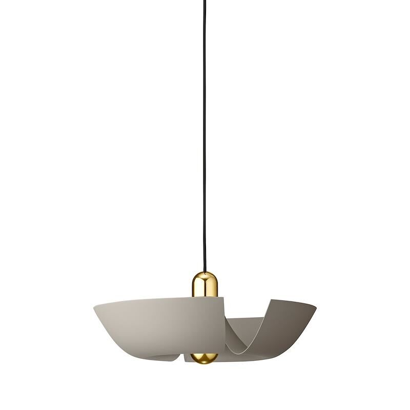 CYCNUS Taklampa Stor Taupe/Guld