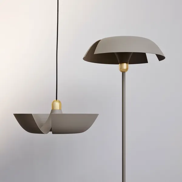 CYCNUS Pendel Taupe/Gold