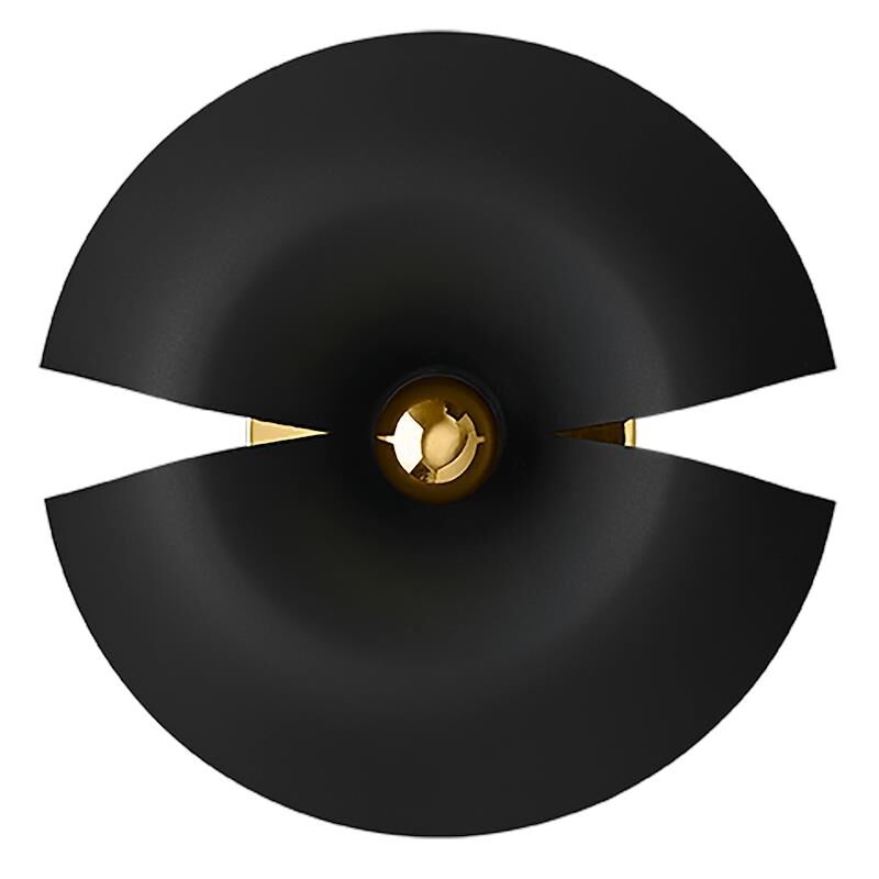 Cycnus V&auml;gglampa Liten Svart/ Guld